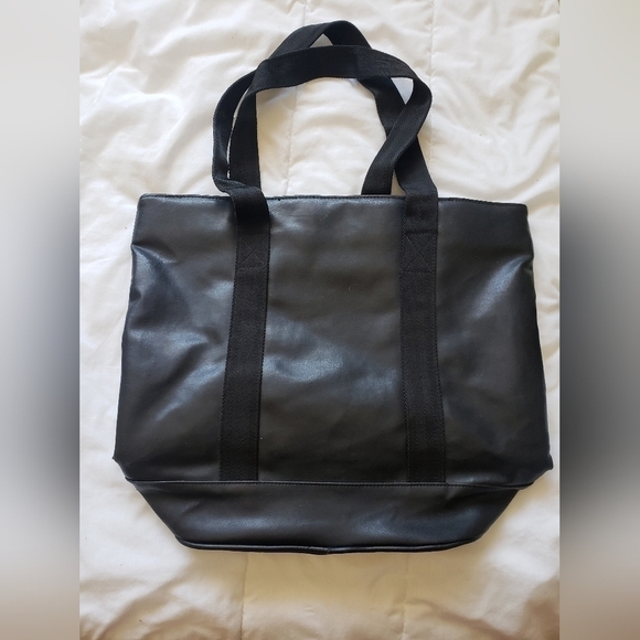 DISNEY Black Faux Leather Tote with Mickey Mouse metal studs - Picture 6 of 14